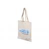 White Square Large Tote Bags Foldable Canvas Grocery Bags For Shopping