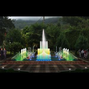 Public Square Angel Musical Fountain Stainless Outdoor