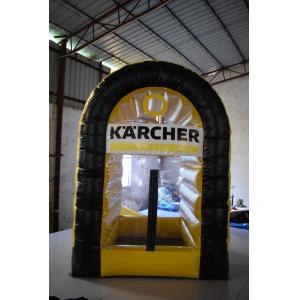 China Interesting Inflatable Catching Cash Machine For Commercial Promotion supplier