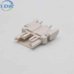 China Conector de wafer de 3,7 mm 90 graus 2 pinos bege tipo SMT conector de fio para placa supplier
