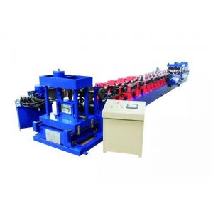 China Interchangeable C Z Purlin Corrugated Sheet Roll Forming Machine / Steel Pipe Making Machine supplier