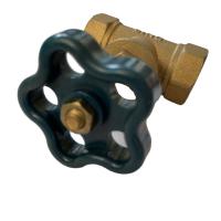 China Non Rusting  3/4inch Brass Water Stop Valve Bathroom Faucet Accessories on sale