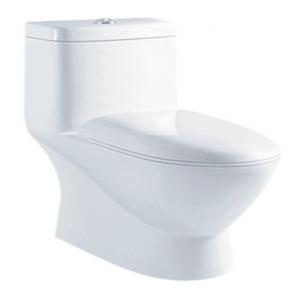 China Bathroom commode portable toilet seat ceramic siphonic one  piece water closet supplier