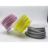 China Custom Sew On Reflective Fabric Piping Strips Trims Headband For Clothes Bag Cap Pants on sale