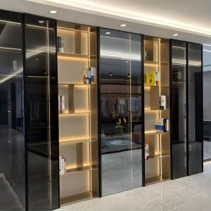 Sliding Aluminium Door Jamb Extrusion Frame Profile Kitchen Cabinets