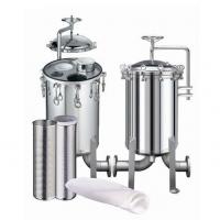 China Food Industry Hygienic Stainless Steel Duplex Filter Housing For Water Beverage Juice on sale