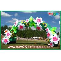 China Inflatable Finish Arch Mini Inflatable Arch / Inflatable Gate / Infaltable Door With Flower Decoration on sale