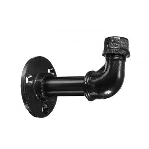 China Office Industrial Pipe Clothing Rack / Wall Mounted Malleable Iron Fittings wholesale