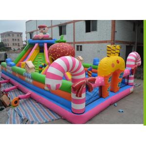 China inflatable kids funny jumping playing playground fun city for sale supplier