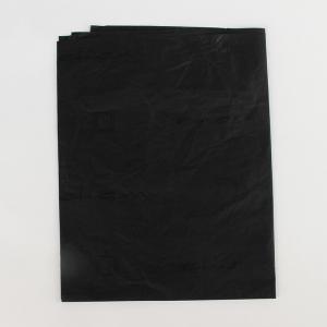 China Custom Logo E Commerce Packaging Black Gift Tissue Wrapping Paper supplier