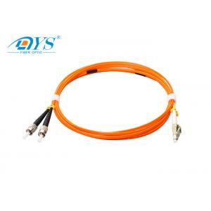 Duplex Multimode OM1 3 Meters ST to LC Fiber Optic Patch Cord