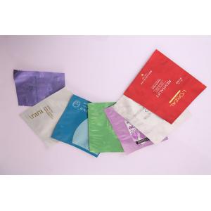 PET / PE / AL / PE / CPP Laminated Colored Cosmetic Packaging Bag For Face Mask Bags