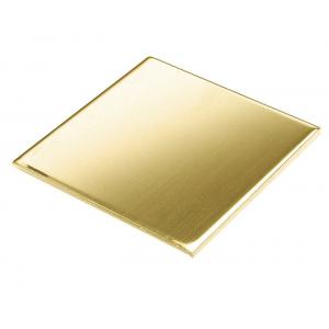 Ductile Pure 99.90%min Brass Flat Sheet High Tensile Strength