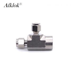 China OD Gas Compression Stainless Steel Tube Fittings 12mm 10mm 8mm 6mm Tee Shaped supplier