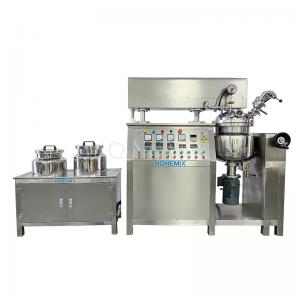 China Lab Type Vacuum Emulsifying Mixer Machine Stainless Steel For Cosmetics Cream supplier