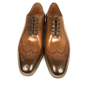China Burnished leather lace up mens dress formal shoes , oxford leather shoes supplier