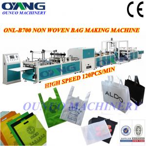 China Full Automatic Non-woven Handle / Shopping / Carry Bag Manufacturing Machine supplier