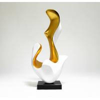 China Stoving Varnish Modern Art Statue Simple White Cast Resin Sculpture Interior Decoration on sale