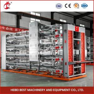 380V 5 Tier Automatic Chicken Layer Cage Equipment for Laying Eggs Ada