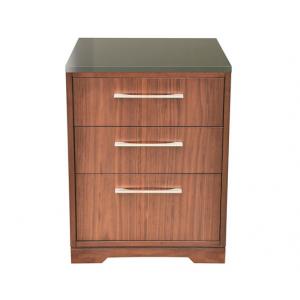 China 5 Star Stone Top Hotel Bedside Tables / 3 Drawer Night Stand For Hotel Bedroom supplier