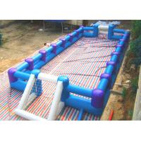 China 0.55mm PVC Tarpaulin Inflatable Sport Game Inflatable Soccer Field Sports Inflatable Amusement on sale