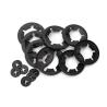 Finition simple M3-M6 en acier inoxydable/acier à ressort noir Clips de verrouillage à l'intérieur de l'étoile Garniture de lavage Garniture de prune Garniture de retenue Garniture de verrouillage à l'intérieur de l'étoile pour arbre
