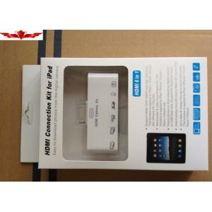 6 in 1 hdmi adapter connection kit AV USB Cable Camera Connection Kit For IPAD1 2 3 IPHONE