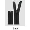 China 5# Closed-End Reflective Zipper Black 3.1cm x 20cm wholesale