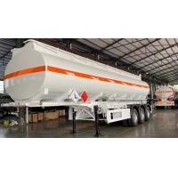 China Three Axel 44 Cubic Meters Palm Crude Oil Tanker Trailer Fuel Tanker Semi Trailer on sale
