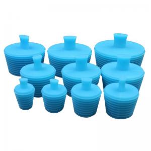 China Beverage Leakproof Silicone Barrel Stopper , Odorless Silicone Wine Bottle Caps supplier