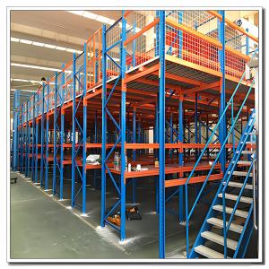 Height Steel Structure Mezzanine Floor, Multi-Level Mezzanine Flooring, Warehouse Rack Platform