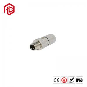China M8 M16 M15 Electric Plug Waterproof 2 3 4 5 6 Pin M12 Cable Connector For LED Lighting Outdoor supplier
