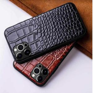 China Phone Case Bagua For Apple IPhone 15/14 13 Hands Mobile Phone Case Full Leather Crocodile Upper And Lower Pattern Protective Cover wholesale