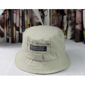 China custom logo cotton fit one colour Bucket Hat and Fishing Cap (YC-BK002) supplier