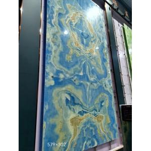 China Blue Onyx Marble Luxury Wall Tiles supplier