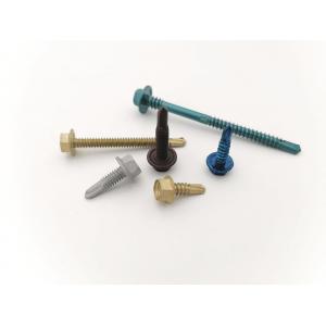 Hex Washer Head Self Drilling Screws with High Grade Colorful Anticorrosive Coating Surface