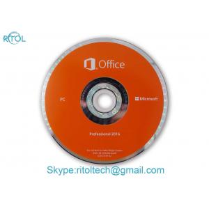 China Online Activation Office 2016 Pro License Key , Microsoft Office 2016 Retail Box supplier