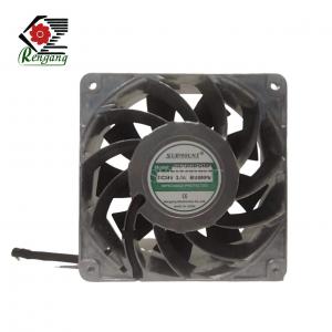 12038 DC Axial Cooling Fan 12V 24V 48V Aluminum Frame 9 Blades 120x120x38mm