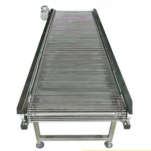 Food Grade Stainless Steel Belt Conveyor Oil-Resistant Balance Weave Conveyor