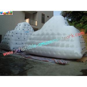 China Inflatable aqua iceberg Toys with 2 Sides Climbing for Lake / Seaside, Water Park supplier
