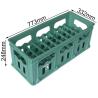 China 40 Bottle Extra Large Milk Crate Heavy Duty Dairy Crate Milk Bottles Crates Wine Bottles Crates Plastic Beer Carrier/Holder and Stackable Container wholesale