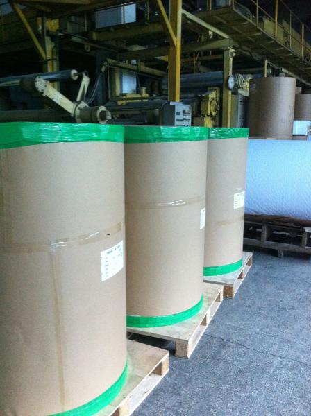 Jumbo adhesive thermal paper rolls with smooth pure pulp