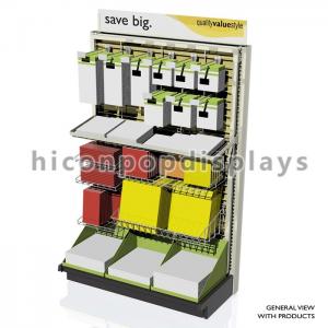 Gridwall POP Merchandise Displays Double Sided Floor Standing