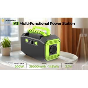 China Estación de energía portátil multifunción de 200W con salida Tipo C para uso doméstico y al aire libre wholesale