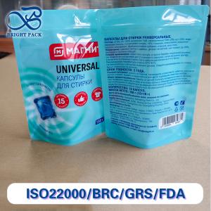 China High-resolution CMYK And Digital Printing Stand Up Pouches For Laundry Pods Packaging. wholesale