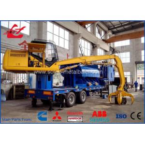China Portable Waste Steel Scrap Baler Logger , Full Automatic Car Bodies Hydraulic Baler Machine supplier