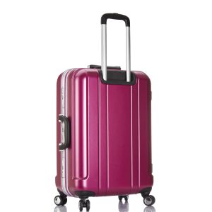 China Elevate Your Travel Experience Silver PC Luxury Trolley Hard Case Luggage with TSA Lock and Front Open Design wholesale