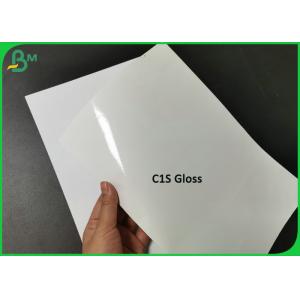 C1S Gloss 157g 200g Adhesive Paper Virgin Pulp white Sticker Label Paper