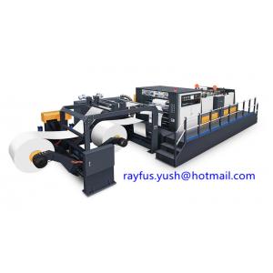 China Rotary Sheeter Stacker Paper Roll To Sheet Cutting Machine Dual Roll High Efficiency supplier