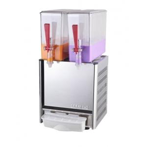 Double Head Beverage Machine Cold Drink Dispenser 10 liter For Drink Shops